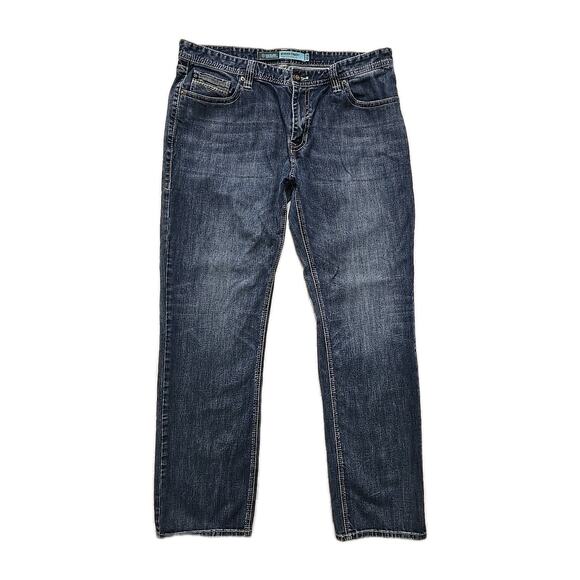 Rock & Roll Denim Mens Revolver Straight Slim Jeans Sz 40x36 Cowboy Western - Picture 4 of 10